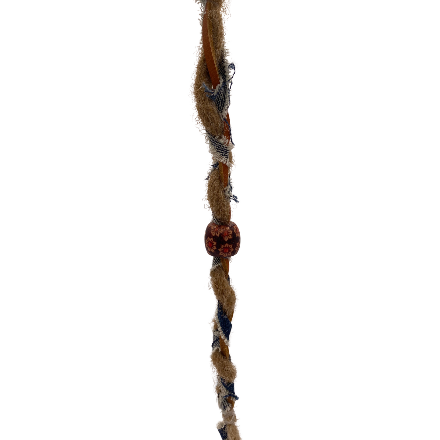 "K-Clip-in" Hair Extension - Blonde Ombre Dread (Braided Denim)