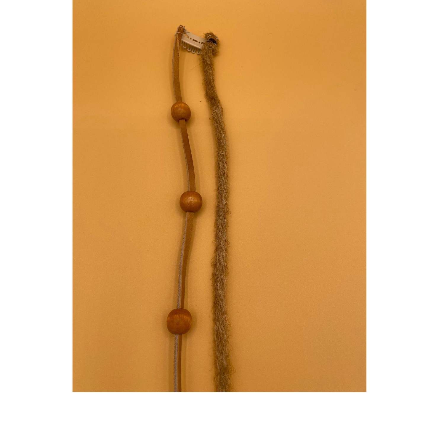 "K-Clip-in" Hair Extension - Blonde Ombre Dread & Leather