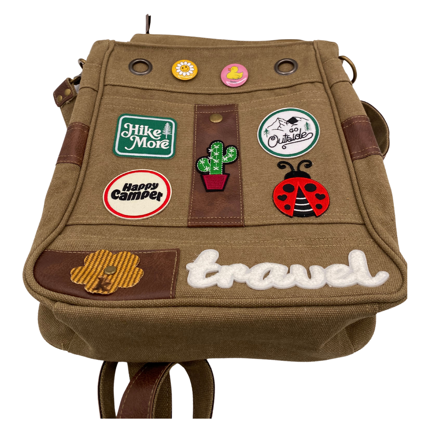 K-Girl Canvas Shoulder Crossbody Bag -  Travel!