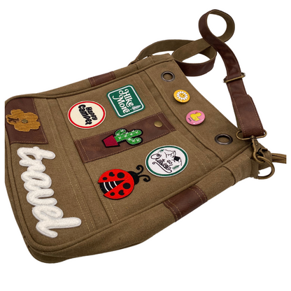 K-Girl Canvas Shoulder Crossbody Bag -  Travel!