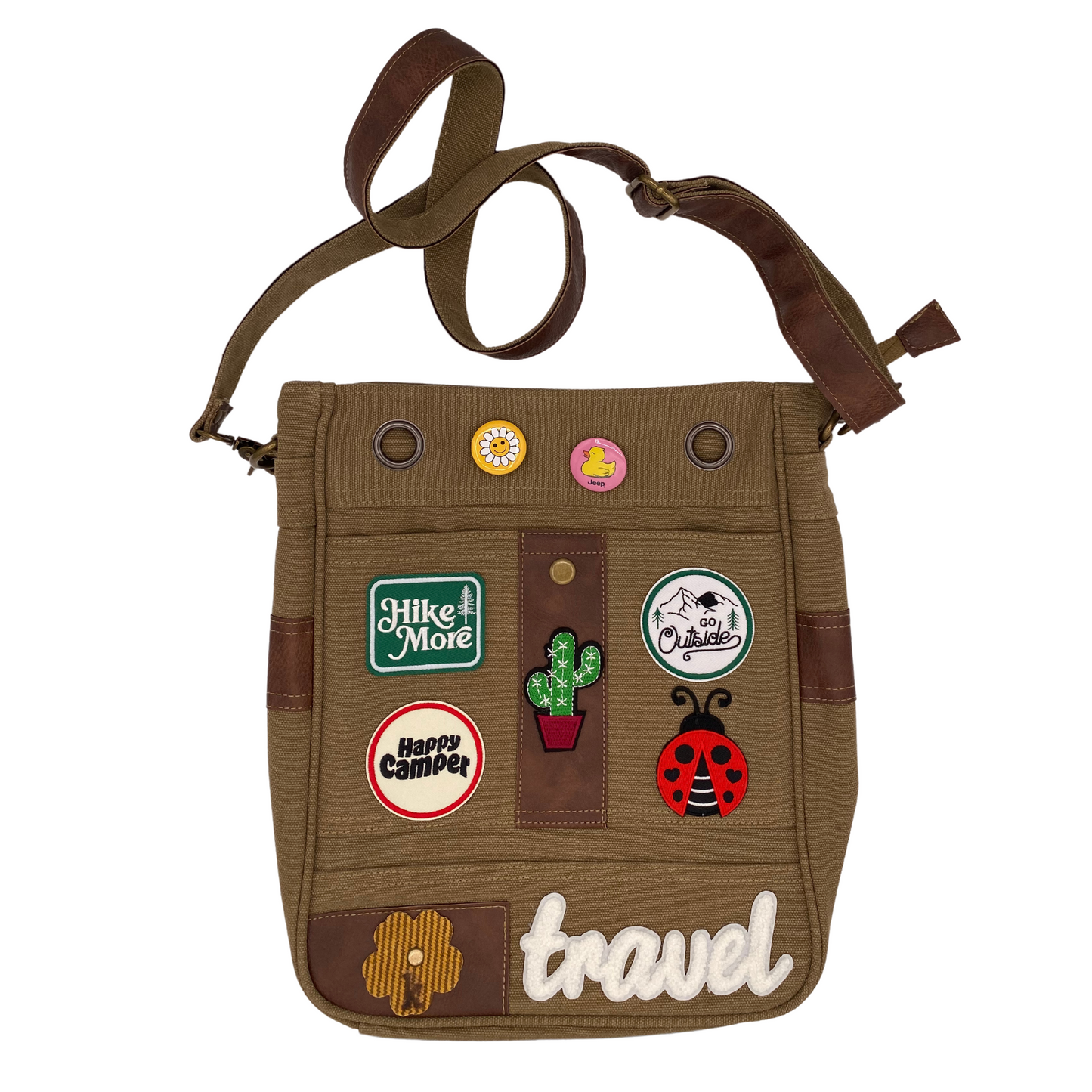 K-Girl Canvas Shoulder Crossbody Bag -  Travel!