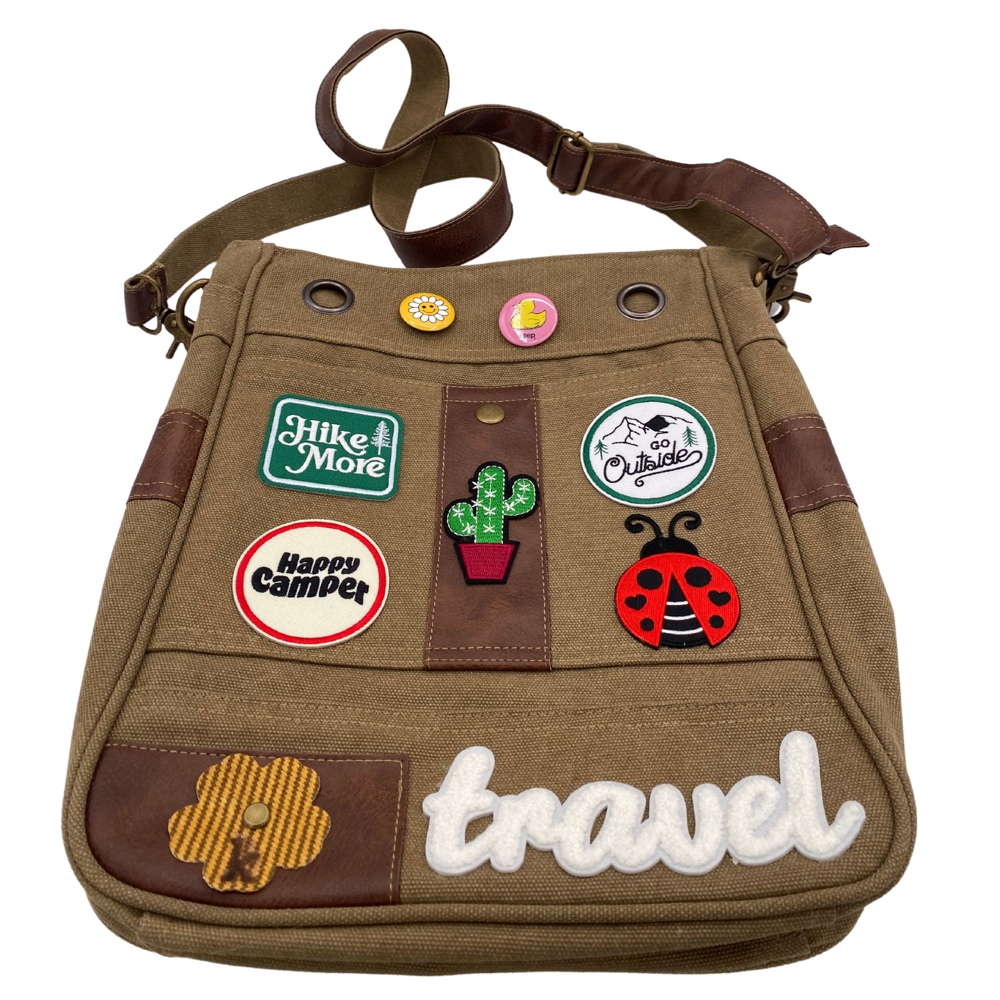 K-Girl Canvas Shoulder Crossbody Bag -  Travel!