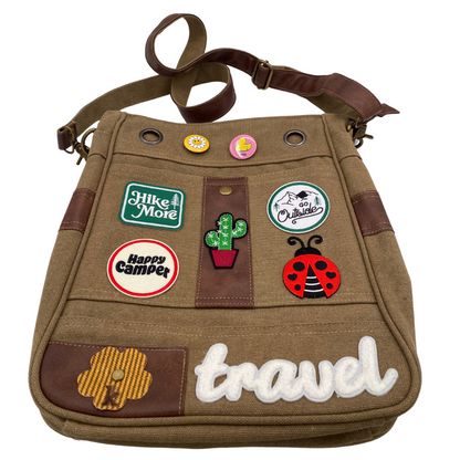 K-Girl Canvas Shoulder Crossbody Bag -  Travel!